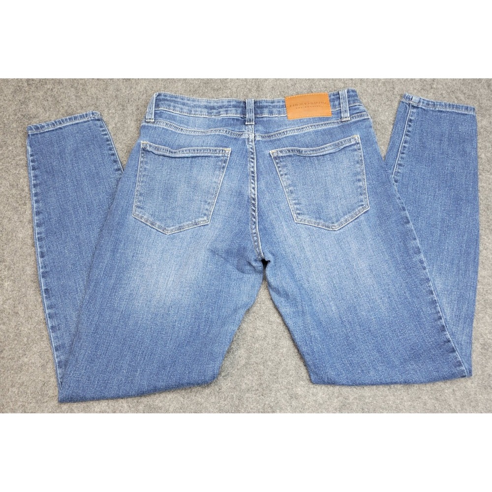 Lucky Brand Jeans Womens 8/29 Blue Denim Boho Grunge‎ Low Rise Lolita Skinny Leg